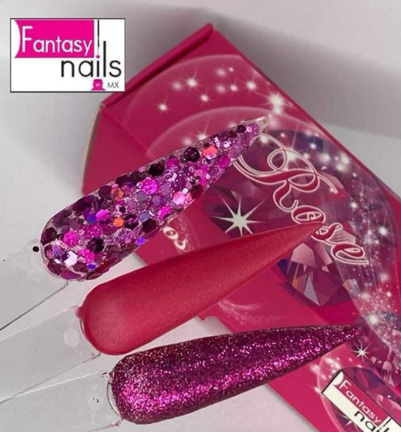 COLECCION ACRILICOS ROSE FANTASY NAILS